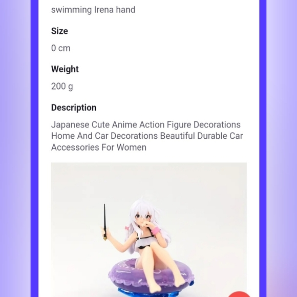 Swimming Irene Hand - Picture 3 of 4